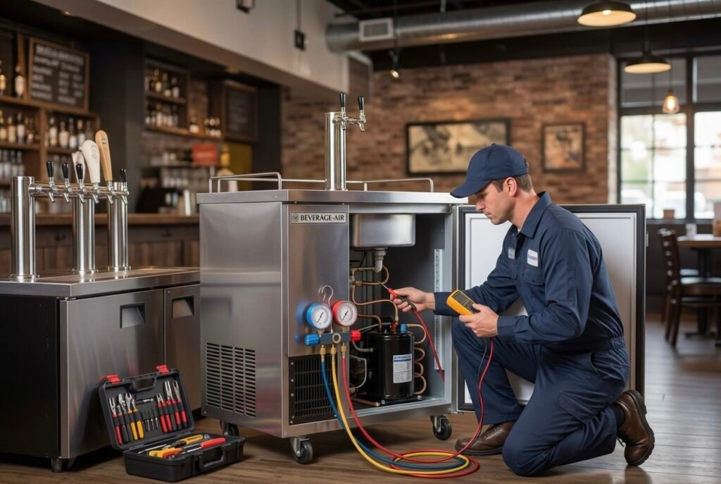 beverage air commercial kegerator