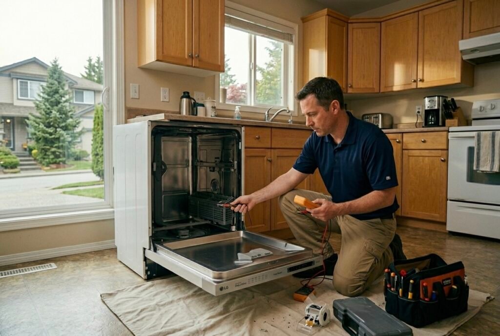 LG Dishwasher BE Code