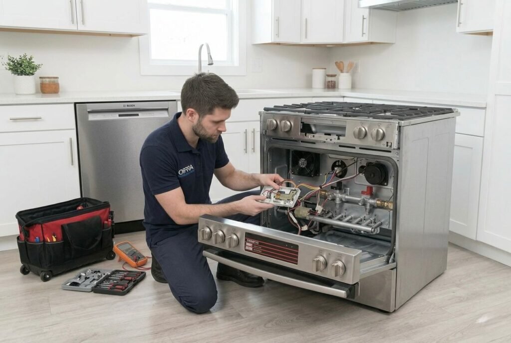 bosch range reapir