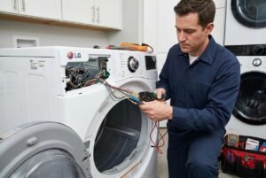 LG Dryer D80 Code Flow Sense Error