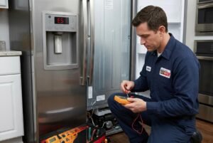 ge refrigerator E5 error code