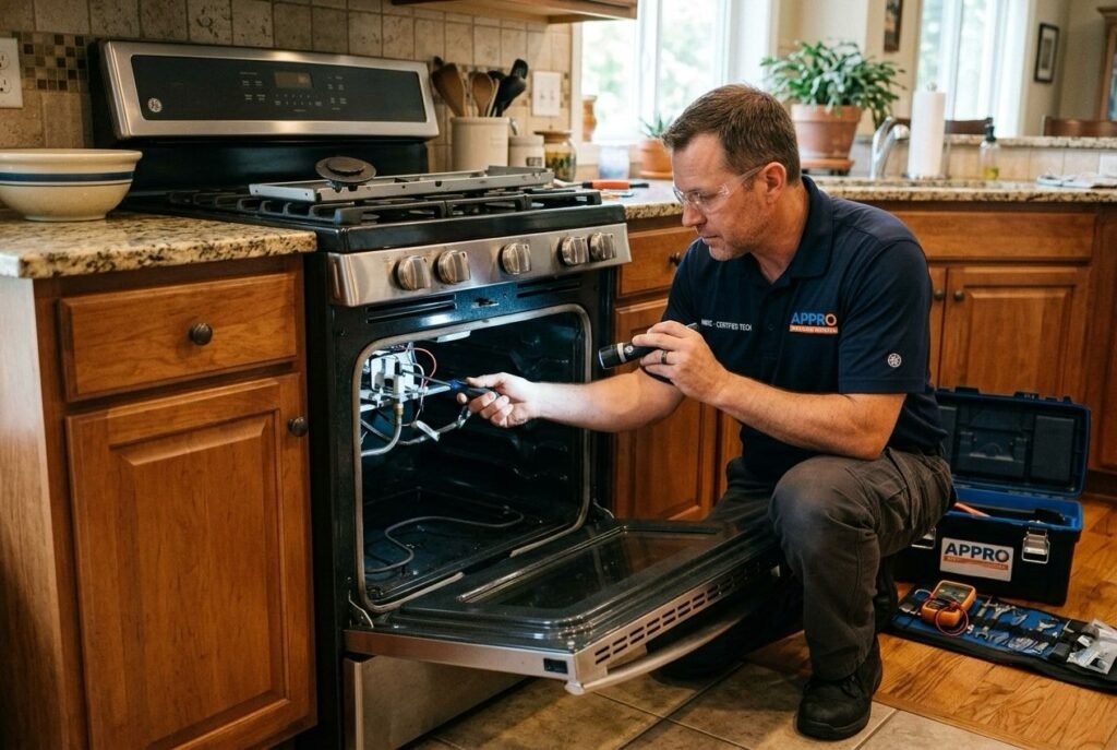 ge range oven