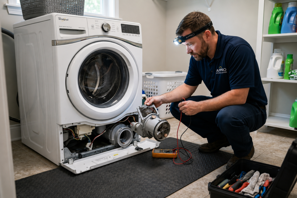 understanding the f9 e1 error code on whirlpool washers