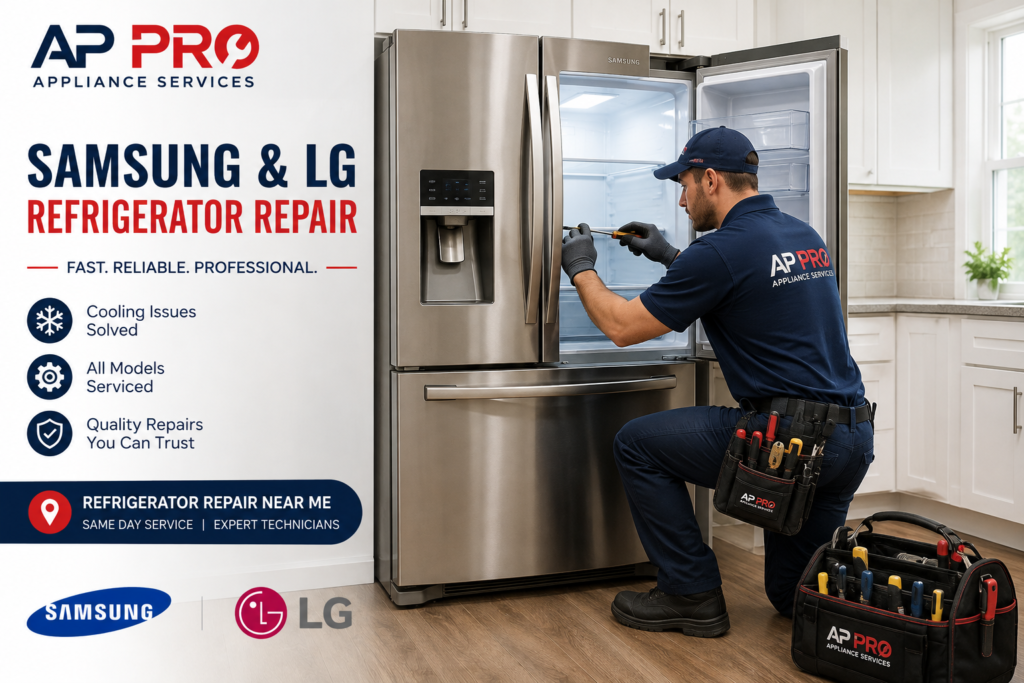 samsung and lg refrigerator repair