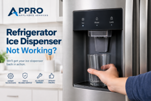 Refrigerator ice dispenser not working