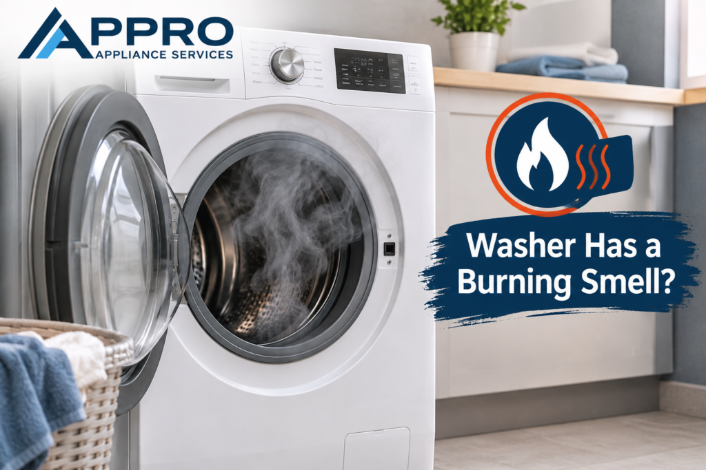 Washer has a burning smell