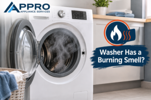 Washer has a burning smell