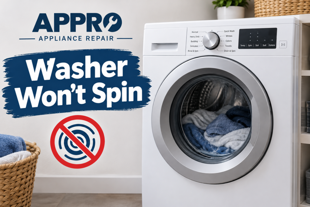 Washer Won’t Spin